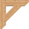 Ekena Millwork Traditional Slat Smooth Bracket w/ Offset Brace, Western Red Cedar, 7 1/2"W x 28"D x 28"H BKT0806X28X28TRA06SWR - alternate 3
